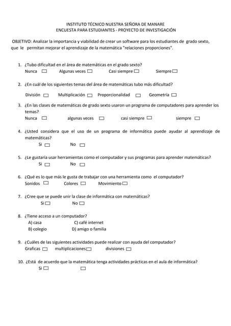 Encuesta sobre la lactancia materna